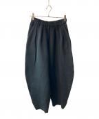 ETRE TOKYOエトレトウキョウ）の古着「カービングニットパンツ」｜ブラック