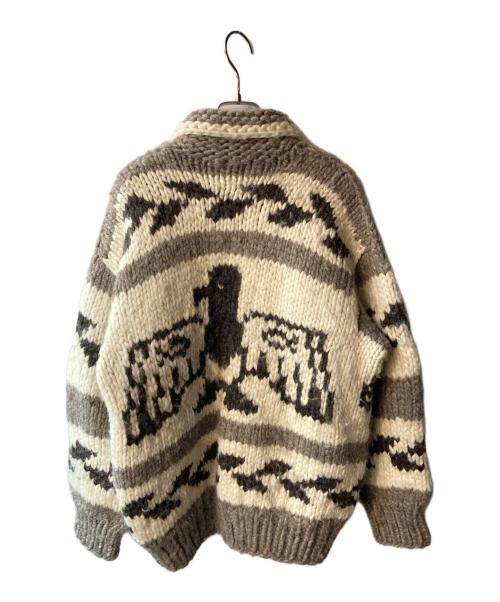 KISITAU（キシタウ）KISITAU (キシタウ) カウチンニットカーディガン グレー サイズ:サイズ表記無の古着・服飾アイテム