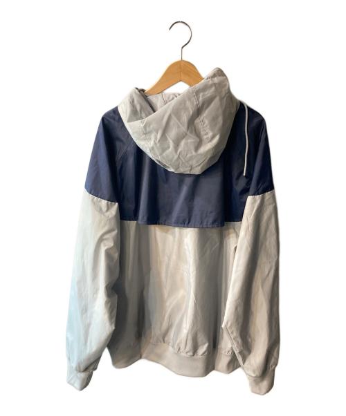 NIKE（ナイキ）NIKE (ナイキ) ウーブン フーディジャケット ネイビー×グレー サイズ:XLの古着・服飾アイテム
