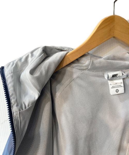 NIKE（ナイキ）NIKE (ナイキ) ウーブン フーディジャケット ネイビー×グレー サイズ:XLの古着・服飾アイテム