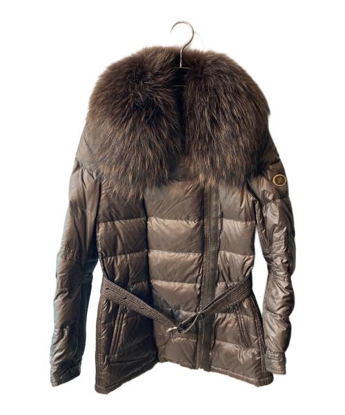 伊太利屋（イタリヤ）伊太利屋 (イタリヤ) ダウンコート カーキ サイズ:9の古着・服飾アイテム