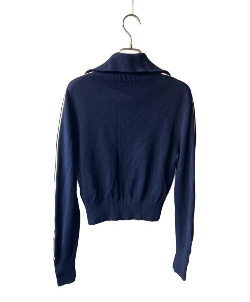 moussy（マウジー）moussy (マウジー) KNIT トラックジャケット ネイビー サイズ:FREEの古着・服飾アイテム