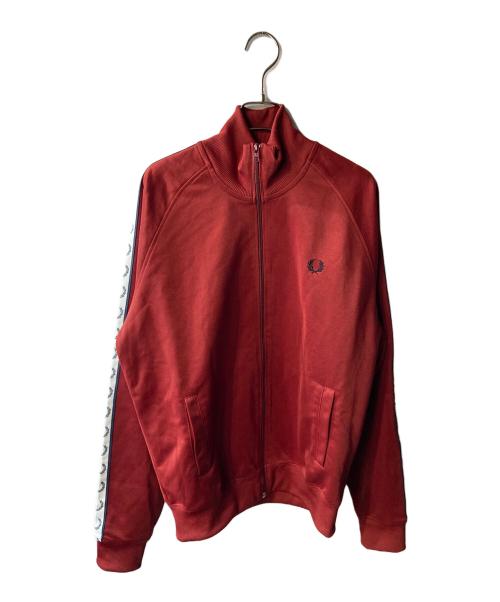 FRED PERRY（フレッドペリー）FRED PERRY (フレッドペリー) TAPED TRACK JACKET レッド サイズ:Ｍの古着・服飾アイテム