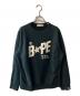 A BATHING APE（ア ベイシング エイプ）の古着「プリントスウェット」｜ブラック