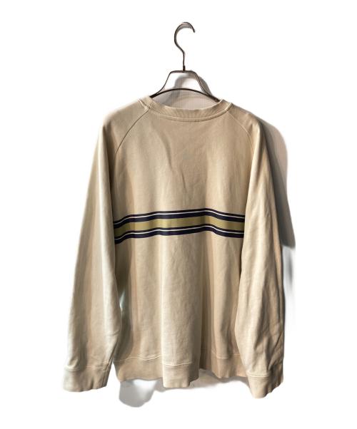 Onitsuka Tiger（オニツカタイガー）Onitsuka Tiger (オニツカタイガー) SWEAT TOP ベージュ サイズ:Lの古着・服飾アイテム