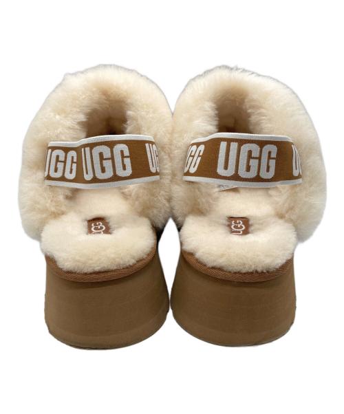UGG（アグ）UGG (アグ) Funkette ムートンサンダル ブラウン サイズ:25㎝の古着・服飾アイテム