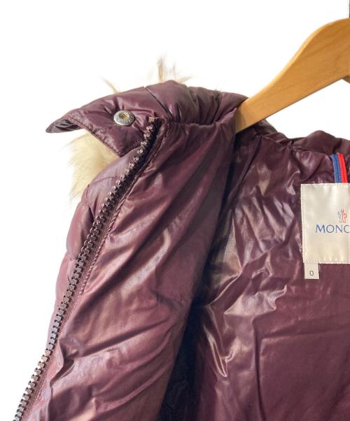 MONCLER（モンクレール）MONCLER (モンクレール) MELBA バーガンディーの古着・服飾アイテム