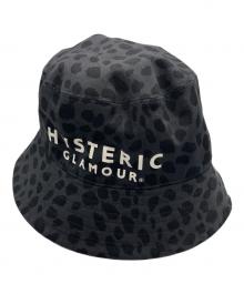 Hysteric Glamour（ヒステリックグラマー）の古着「CHEETAH柄 バケットハット」｜グレー×ブラック