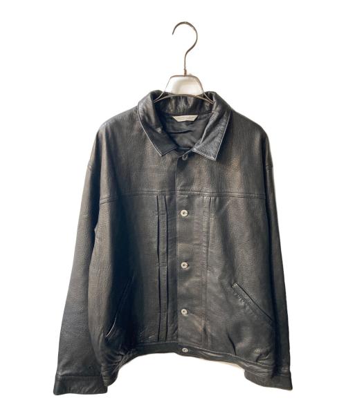 JOURNAL STANDARD（ジャーナルスタンダード）JOURNAL STANDARD (ジャーナルスタンダード) ラムレザー トラッカージャケット ブラック サイズ:Lの古着・服飾アイテム