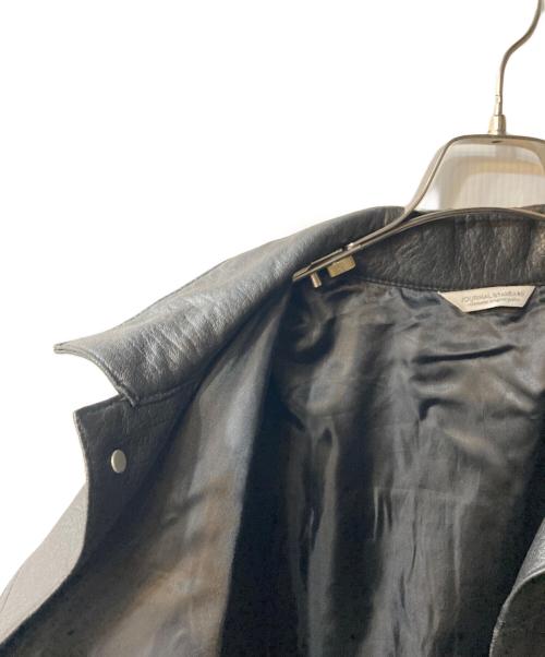 JOURNAL STANDARD（ジャーナルスタンダード）JOURNAL STANDARD (ジャーナルスタンダード) ラムレザー トラッカージャケット ブラック サイズ:Lの古着・服飾アイテム