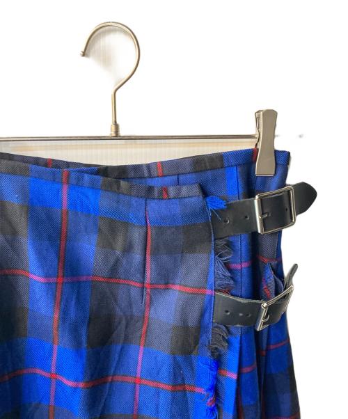 O'NEIL OF DUBLIN（オニールオブダブリン）O'NEIL OF DUBLIN (オニールオブダブリン) チェックロングスカート ブルー×ブラック サイズ:Ｍの古着・服飾アイテム