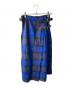 O'NEIL OF DUBLIN（オニールオブダブリン）の古着「チェックロングスカート」｜ブルー×ブラック