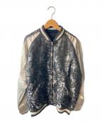 テーラー東洋テーラートウヨウ）の古着「Early 1950s Style Rayon Brocade × Acetate Souvenir Jacket」｜ブラック
