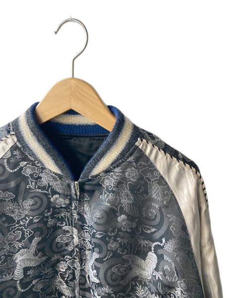 テーラー東洋（テーラートウヨウ）テーラー東洋 (テーラートウヨウ) Early 1950s Style Rayon Brocade × Acetate Souvenir Jacket ブラック サイズ:Lの古着・服飾アイテム