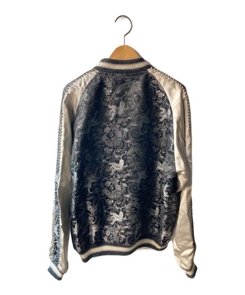 テーラー東洋（テーラートウヨウ）テーラー東洋 (テーラートウヨウ) Early 1950s Style Rayon Brocade × Acetate Souvenir Jacket ブラック サイズ:Lの古着・服飾アイテム