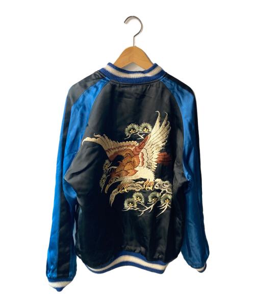 テーラー東洋（テーラートウヨウ）テーラー東洋 (テーラートウヨウ) Early 1950s Style Rayon Brocade × Acetate Souvenir Jacket ブラック サイズ:Lの古着・服飾アイテム