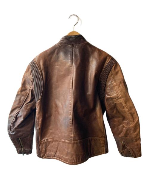 PERFECTO by Schott（パーフェクト バイ ショット）Perfecto by Schott (パーフェクト バイ ショット) シングルライダースジャケット ブラウン サイズ:42の古着・服飾アイテム