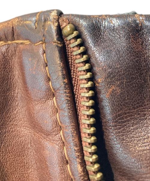 PERFECTO by Schott（パーフェクト バイ ショット）Perfecto by Schott (パーフェクト バイ ショット) シングルライダースジャケット ブラウン サイズ:42の古着・服飾アイテム