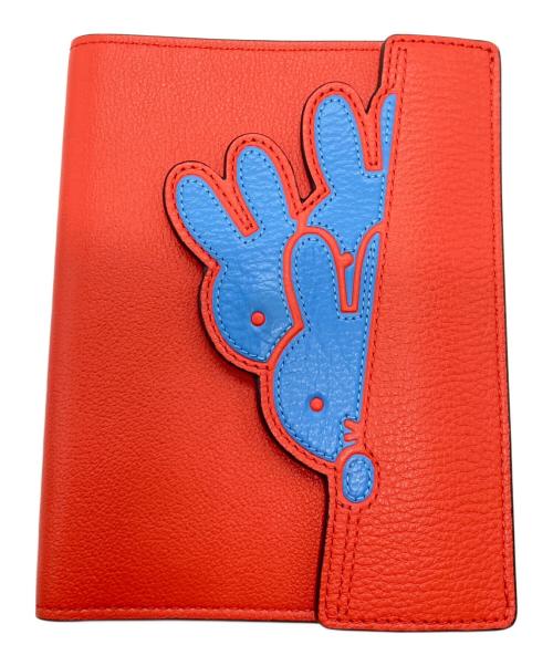 MULBERRY（マルベリー）MULBERRY (マルベリー) miffy (ミッフィ) パスポートカバー オレンジの古着・服飾アイテム