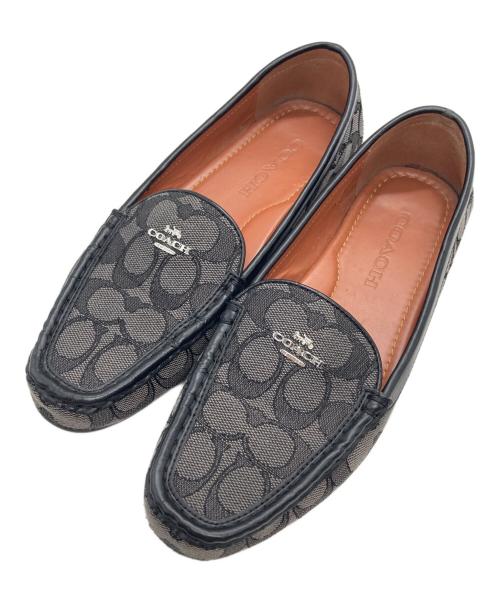COACH（コーチ）COACH (コーチ) ローファー ブラック サイズ:24cmの古着・服飾アイテム