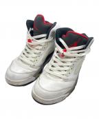 NIKEナイキ）の古着「AIR JORDAN 5 RETRO」｜ホワイト