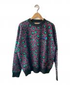 SYUMAN.シュウマン）の古着「Le reve du papillon Sweater」｜ピンク×ブラック