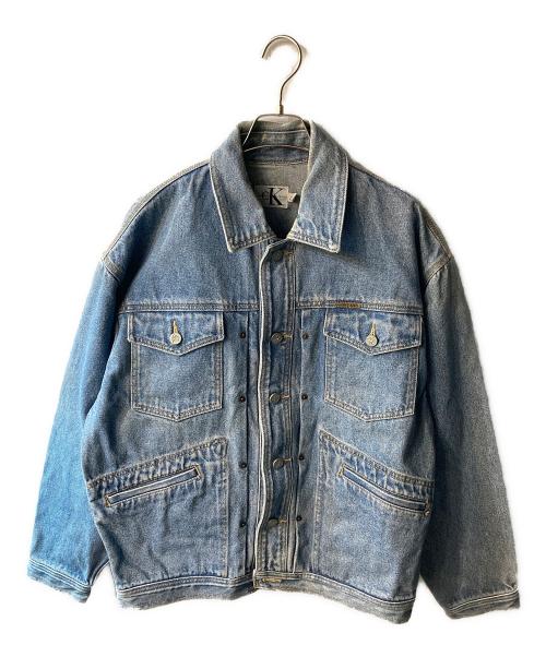 Calvin Klein（カルバンクライン）Calvin Klein (カルバンクライン) デニムジャケット インディゴ サイズ:Ｍの古着・服飾アイテム