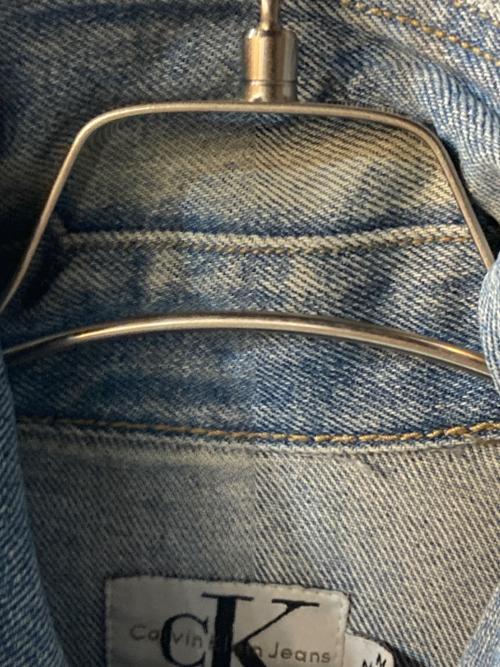 Calvin Klein（カルバンクライン）Calvin Klein (カルバンクライン) デニムジャケット インディゴ サイズ:Ｍの古着・服飾アイテム