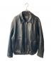 SKOOKUM（スクーカム）の古着「別注 シープレザー ジップジャケット」｜ブラック