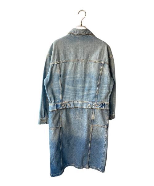 ZARA（ザラ）ZARA (ザラ) MAISON SPECIAL (メゾンスペシャル) 2WAY デニムワンピース インディゴ サイズ:M~Lの古着・服飾アイテム