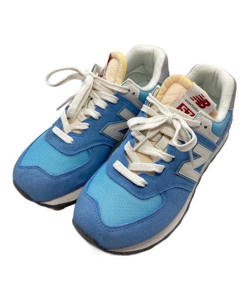 NEW BALANCE（ニューバランス）NEW BALANCE (ニューバランス) ローカットスニーカー ブルー サイズ:24cmの古着・服飾アイテム