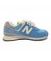 NEW BALANCE (ニューバランス) ローカットスニーカー ブルー サイズ:24cm：6000円