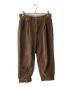 BEAMS PLUS（ビームスプラス）の古着「2 Pleats Tapered Corduroy」｜ブラウン