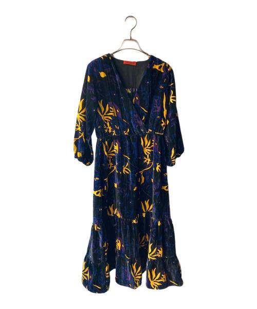 MAX&Co.（マックスアンドコー）MAX&Co. (マックスアンドコー) ブラウスワンピース ネイビー サイズ:165/88Aの古着・服飾アイテム