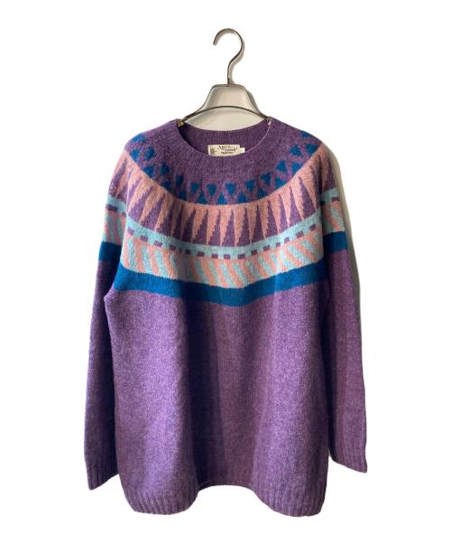 Nor' Easterly Tradition（ノアイースターリー）Nor' Easterly Tradition (ノアイースターリー) ノルディックセーター ブルー サイズ:FREEの古着・服飾アイテム