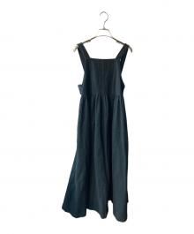 THE SHINZONE（ザ シンゾーン）の古着「ストライプエプロンドレス」｜ネイビー