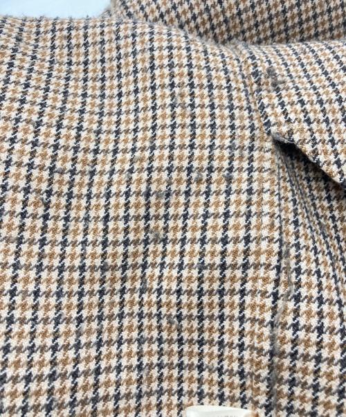 AP STUDIO（エーピーストゥディオ）AP STUDIO (エーピーストゥディオ) 千鳥柄コート ブラウン サイズ:FREEの古着・服飾アイテム