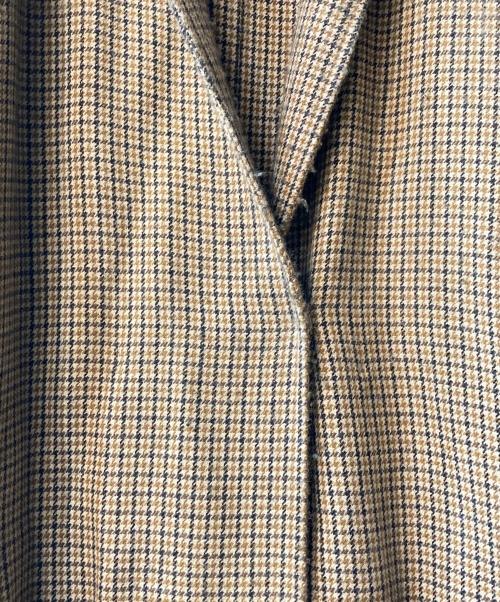 AP STUDIO（エーピーストゥディオ）AP STUDIO (エーピーストゥディオ) 千鳥柄コート ブラウン サイズ:FREEの古着・服飾アイテム