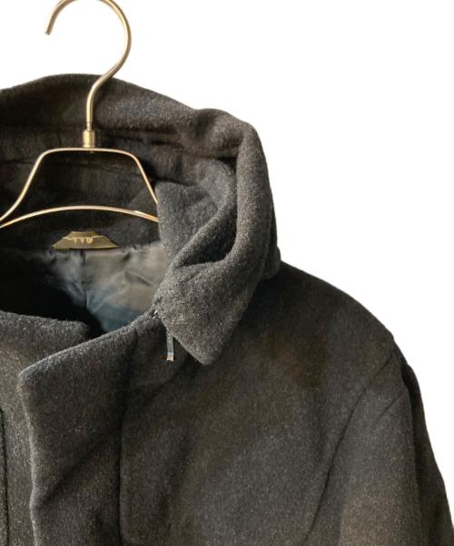 A.A.R（アール）A.A.R (アール) フーデットウールコート ブラック サイズ:XLの古着・服飾アイテム