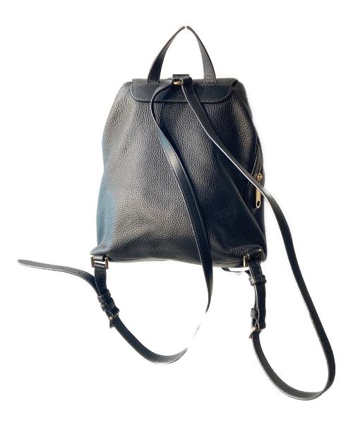 MICHAEL KORS（マイケル・コース）MICHAEL KORS (マイケル・コース) レザーバックパック ブラックの古着・服飾アイテム