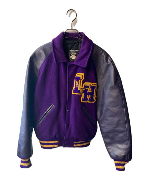 TEJAS MANUFACTURING（テジャス）TEJAS MANUFACTURING (テジャス) アワードジャケット パープル サイズ:Ｍの古着・服飾アイテム