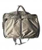 PORTERポーター）の古着「3WAY BRIEFCASE」｜シルバー×グレー