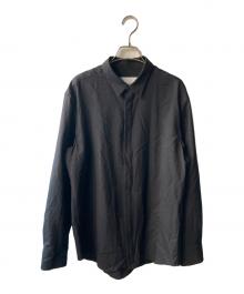 OVERCOAT（オーバーコート）の古着「DROPPED SHOULDER TOP WITH SHIRT」｜チャコールグレー