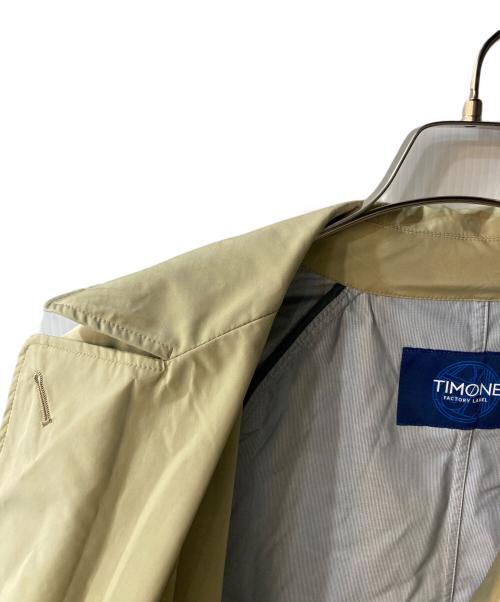 timone（ティモーネ）timone (ティモーネ) 透湿防水3レイヤー オーバートレンチコート ベージュ サイズ:46の古着・服飾アイテム