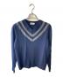 MONCLER（モンクレール）の古着「MAGLIONE SCOLLO A V/M」｜ネイビー