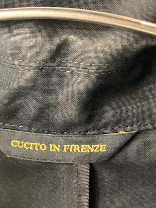 giab's ARCHIVIO（ジャブス アルキヴィオ）giab's ARCHIVIO (ジャブス アルキヴィオ) ウール&モヘア 2B ジャケットSTROZZI GOLD+パンツ VERDI GOLD ブラック サイズ:44の古着・服飾アイテム