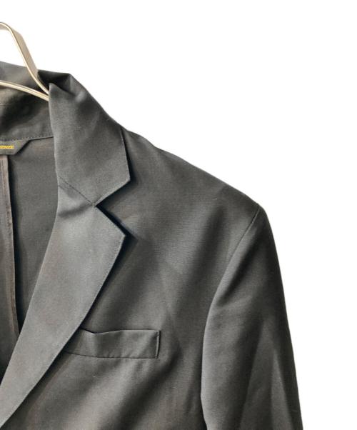 giab's ARCHIVIO（ジャブス アルキヴィオ）giab's ARCHIVIO (ジャブス アルキヴィオ) ウール&モヘア 2B ジャケットSTROZZI GOLD+パンツ VERDI GOLD ブラック サイズ:44の古着・服飾アイテム