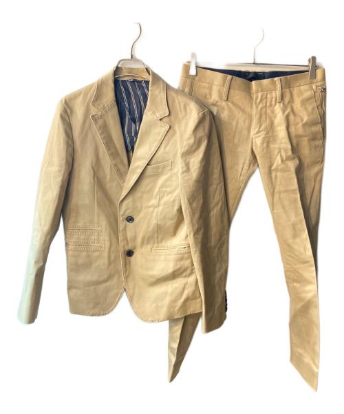 Junhashimoto（ジュンハシモト）junhashimoto (ジュンハシモト) 0 STITCH CHINO JACKET+0 STITCH CHINO PANTS ベージュ サイズ:2の古着・服飾アイテム