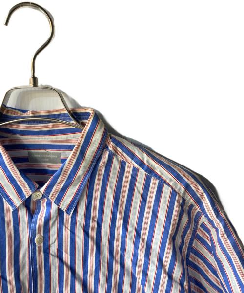 COMME des GARCONS HOMME（コムデギャルソン オム）COMME des GARCONS HOMME (コムデギャルソン オム) ストライプショートスリーブシャツ ブルー サイズ:不明の古着・服飾アイテム