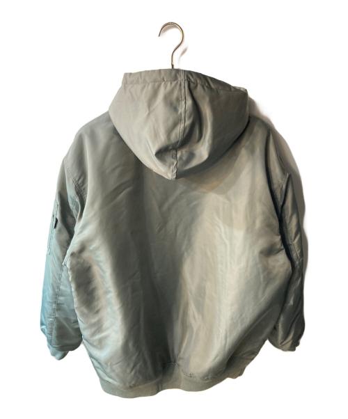 The Duffer of ST.George（ザ ダファーオブセントジョージ）The Duffer of ST.George (ザ ダファーオブセントジョージ) 中綿入り フーデッドMA-1 カーキ サイズ:XLの古着・服飾アイテム